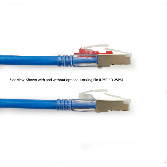 Black Box 7FT BL CAT6A 500-MHz Stranded Cable F/UTP PVC Slimline Snagless 
