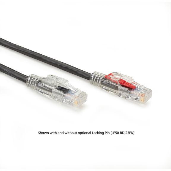 Lockable Slimline Gree utp Black Box Network Services Taa Gigatrue 3 Cat6 550-mhz Patch Cable 