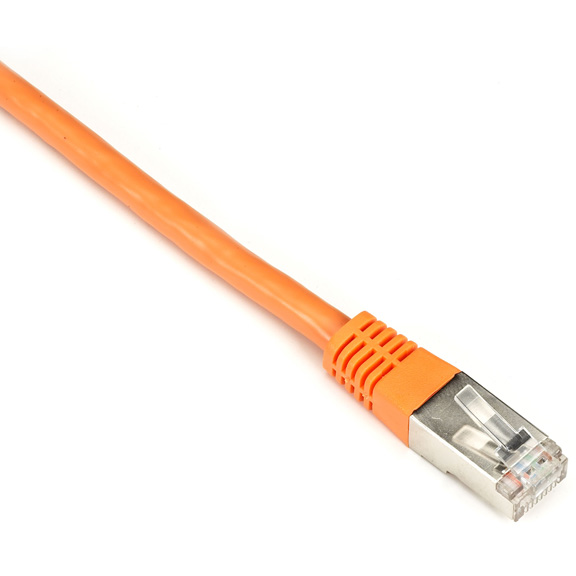 FTP Black Box CAT5e 100-MHz Shielded Orange Plenum 20-ft. Solid Backbone Cable with Foiled Twisted Pair 6.0-m