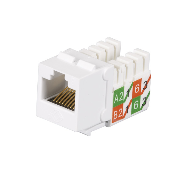 CAT6 Keystone Jack Unshielded 110 Punchdown Type | Black Box