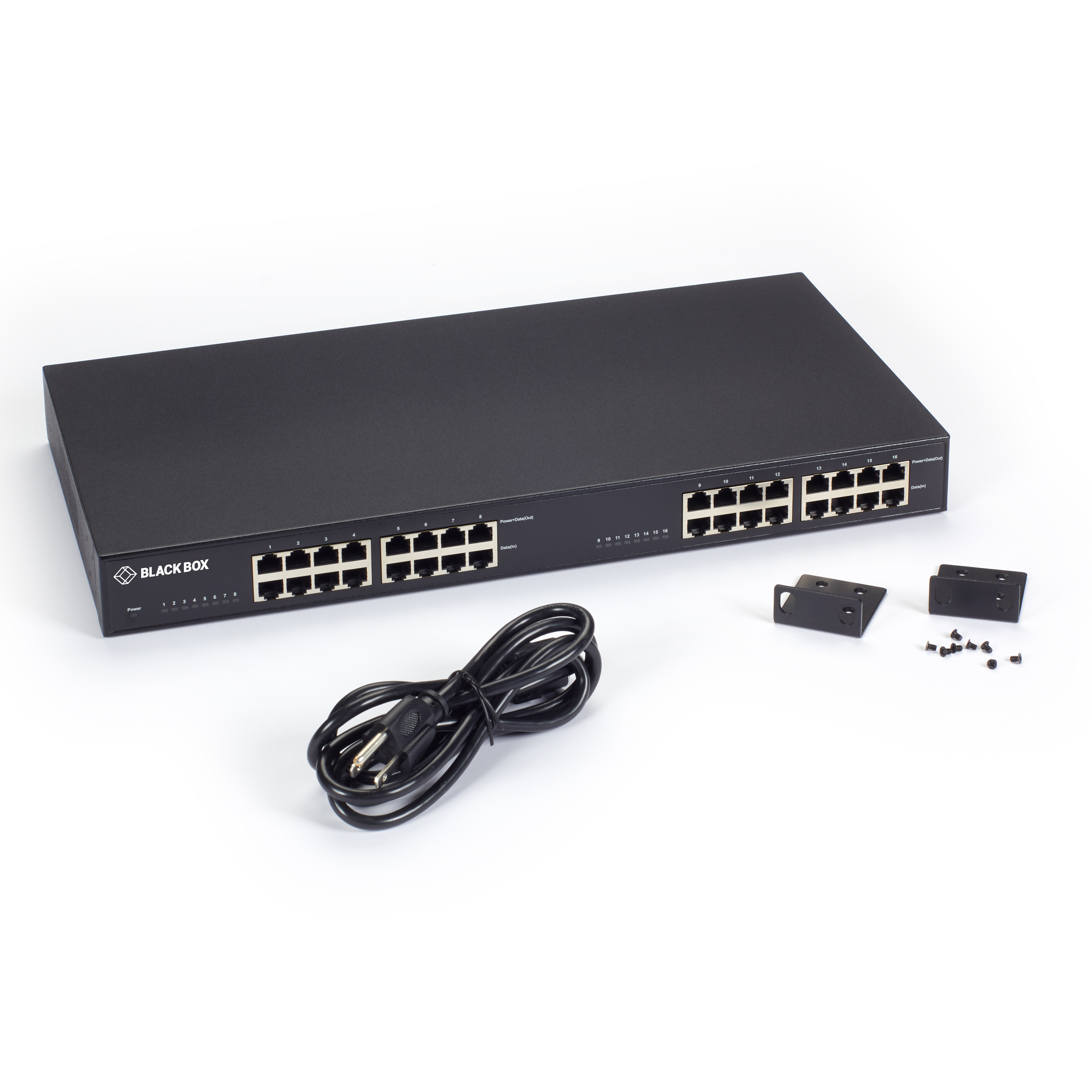 Black Box PoE Gigabit Ethernet Injector - PoE injector - 15.4 Watt -  LPJ000A-F-R3 - PoE Injectors 