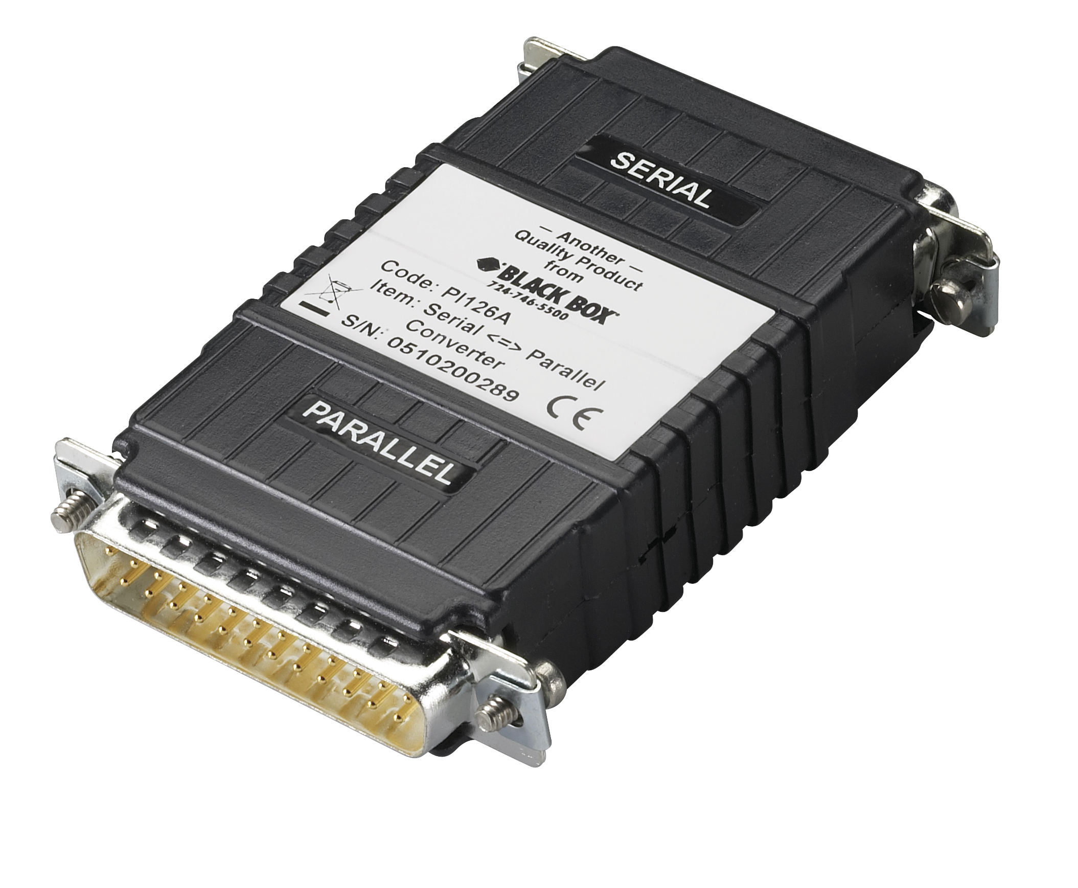 Async RS232 Parallel Converter DB25-DB25 | Black Box
