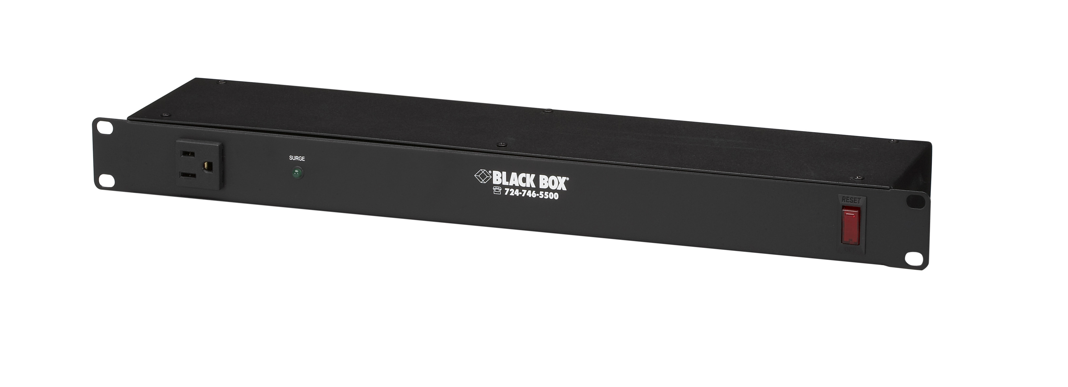 Black Box Horizontal PDU 15A 20V 12 5-15R Outlets 6ft 5-15P Cord 