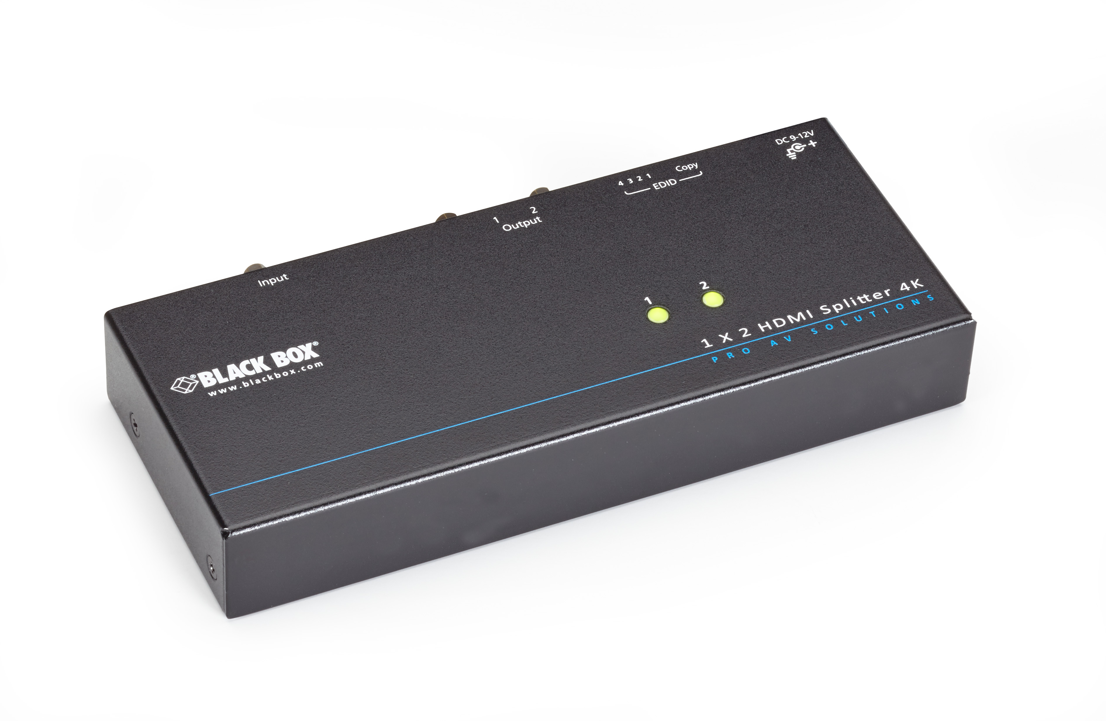 Human opbevaring pumpe 1x2 4K HDMI Splitter | Black Box