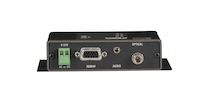 VGA/Stereo-Audio Fiber Extender Transmitter - (1) ST Optical Output, (1) RGB Input, (1) 3.5-mm Audio Input