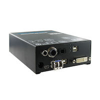 DKM Compact KVM Extender Transmitter - DVI-D, (4) USB HID, Digital Audio, Single-Mode Fiber