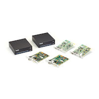 KVM Extender - DVI-D, Embedded USB 2.0, RS232, Audio, Single-Mode Fiber
