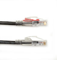 GigaBase® 3 CAT5e 350-MHz Locking Snagless Stranded Ethernet Patch Cable - Unshielded (UTP), CM PVC (RJ45 M/M)