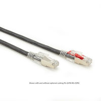 GigaBase® 3 CAT5e 100-MHz Locking Snagless Stranded Ethernet Patch Cable - Shielded (F/UTP), CM PVC (RJ45 M/M)