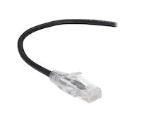 Slim-Net CAT6A 500-MHz Snagless 28AWG Stranded Ethernet Patch Cable - Unshielded (UTP), CM PVC (RJ45 M/M)