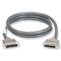 RS232 Double Shielded Cable - Metal Hood, DB25 Male/Female, 25-Conductor, 10-ft. (3.0-m)