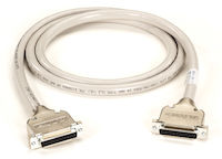 RS232 Double Shielded Cable - Metal Hood, DB25, 25-Conductor