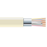RS-232 Bulk Serial Cable - Shielded, PVC, 7-Conductor, Custom Length