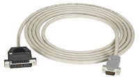 RS-232 Unshielded Modem Cable - DB9 Male/DB25, Male, 10-ft. (3.0-m)
