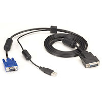 Secure  KVM Switch Cable - VGA and USB to HD26, 12-ft. (3.7-m)