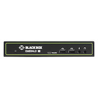 Emerald® PE KVM-over-IP - DVI-D, USB 2.0, Audio, PoE, Dual Network Ports RJ45 and SFP
