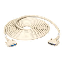 RS232 Double Shielded Cable - Metal Hood, DB25 Male/Female, 25-Conductor, 25-ft. (7.6-m)