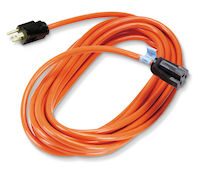 EPWR Series Heavy-Duty Single-Outlet Indoor/Outdoor Extension Cord - 14AWG, NEMA 5-15P to NEMA 5-15R