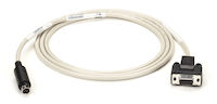 RS-232 Serial to Imagewriter Cable - 8-Pin Mini DIN, DB9 Female, 6-ft. (1.8-m)