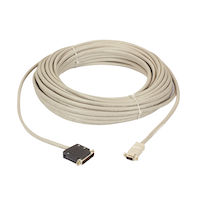 Premium AT Modem Cable, DB9 Female/DB25 Male, 9-Conductor, 24 AWG, Custom Length