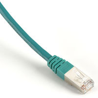 SlimLine CAT5e 100-MHz Molded Boot Solid Ethernet Patch Cable - Shielded (F/UTP), CMP Plenum (RJ45 M/M)