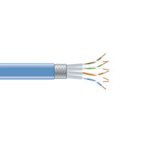 CAT6 250-MHz Stranded Ethernet Bulk Cable - Shielded (S/FTP), CM PVC, 1000-ft. (304.8-m) Spool