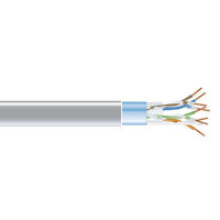 CAT5e 350-MHz Solid Ethernet Bulk Cable - Shielded (F/UTP), CMP Plenum, TAA, 1000-ft. (304.8-m) Spool
