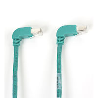 SpaceGAIN CAT6 250-MHz Molded Angled Stranded Ethernet Patch Cable - Shielded (S/FTP), CM PVC (RJ45 M/M)