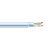 RS232 Cable - Foil-Shielded, Plenum, 4-Conductor, 2-Pair, 500-ft. (152.4-m)