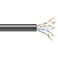 GigaBase® CAT6 250-MHz Solid Ethernet Bulk Cable - Unshielded (UTP), CMR PVC, Spool