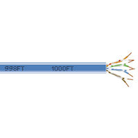 GigaBase® Plus CAT5e 200-MHz Solid Ethernet Bulk Cable - Unshielded (UTP), CM PVC, 1000-ft. (304.8-m) Pull-Box