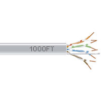 GigaBase® Plus CAT5e 200-MHz Solid Ethernet Bulk Cable - Unshielded (UTP), CMP Plenum, 1000-ft. (304.8-m) Pull-Box