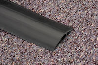 FloorTrak Cable Cover - 0.5" x 0.312" DIA, Black, 10-ft. (3.0-m)