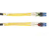 LockPORT OS2 9/125 Singlemode Fiber Optic Patch Cable - OFNR PVC, Secure/Key Locking