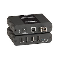 USB 2.0 Extender - Multimode Fiber, 4-Port