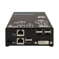 DKM Compact KVM Extender Receiver - DVI-D, (2) USB HID, (4) USB 2.0, CATx