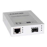 XS 1000 Gigabit Ethernet (1000-Mbps) Managed Media Converter - 10/100/1000-Mbps Copper to 1000-Mbps Fiber SFP, International Power Supply