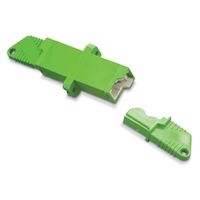Fiber Optic Adapter Type B - E-2000, Singlemode APC, Green