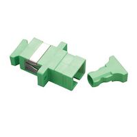 Fiber Optic Adapter Type B - SC, Simplex, Singlemode APC, Green