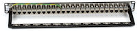 CAT6 Patch Panel - Feed-Through, 1U, Shielded, 24-Port