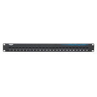CAT6 Patch Panel - Feed-Through, 1U, Unshielded, 24-Port