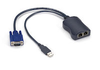 CX Series Dual Server Access Module - VGA, USB, 2X CATx