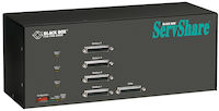 SERVSHARE Reverse KVM Switch - VGA, PS/2, 2-Port