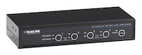 DT Series DVI-D Single-Head Desktop KVM Switch - Bidirectional USB, Audio, 4-Port