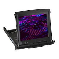 ServView KVM LCD Console Tray and Switch - 17", 16-Port, Dual-Rail, VGA, PS/2, USB