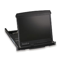 ServView KVM LCD Console Tray and Switch - 17", 8-Port, Dual-Rail, DVI-D, USB, Widescreen