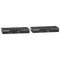 KVX Series KVM Extender Kit over Fiber - 4K, DisplayPort, USB 2.0 Hub, Serial, Audio, Local Video