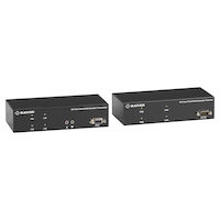 KVX Series KVM Extender Kit over Fiber - Dual-Monitor, DVI-I, USB 2.0, Serial, Audio, Local Video