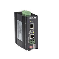 LinkGain Industrial 10BASE-T/100BASE-TX Ethernet Extender - Extreme Temperature, 1-Port