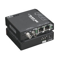 LBH100 Series Fast Ethernet (100-Mbps) Hardened Temperature Switch - 10/100-Mbps Copper RJ45, 100-Mbps Multimode Fiber, 1300nm, 2km, 24V DC-Power